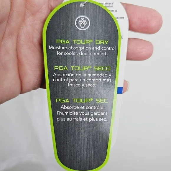 PGA Tour Golf Polo Shirt UPF 15 NWT size XL - Picture 5 of 11